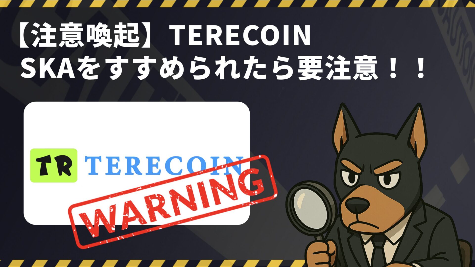 TERECOINは要注意！詐欺の疑いが強いです。